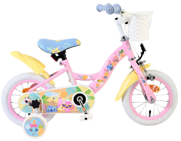 Disney Stitch Kinderfiets - Meisjes - 12 inch - Roze