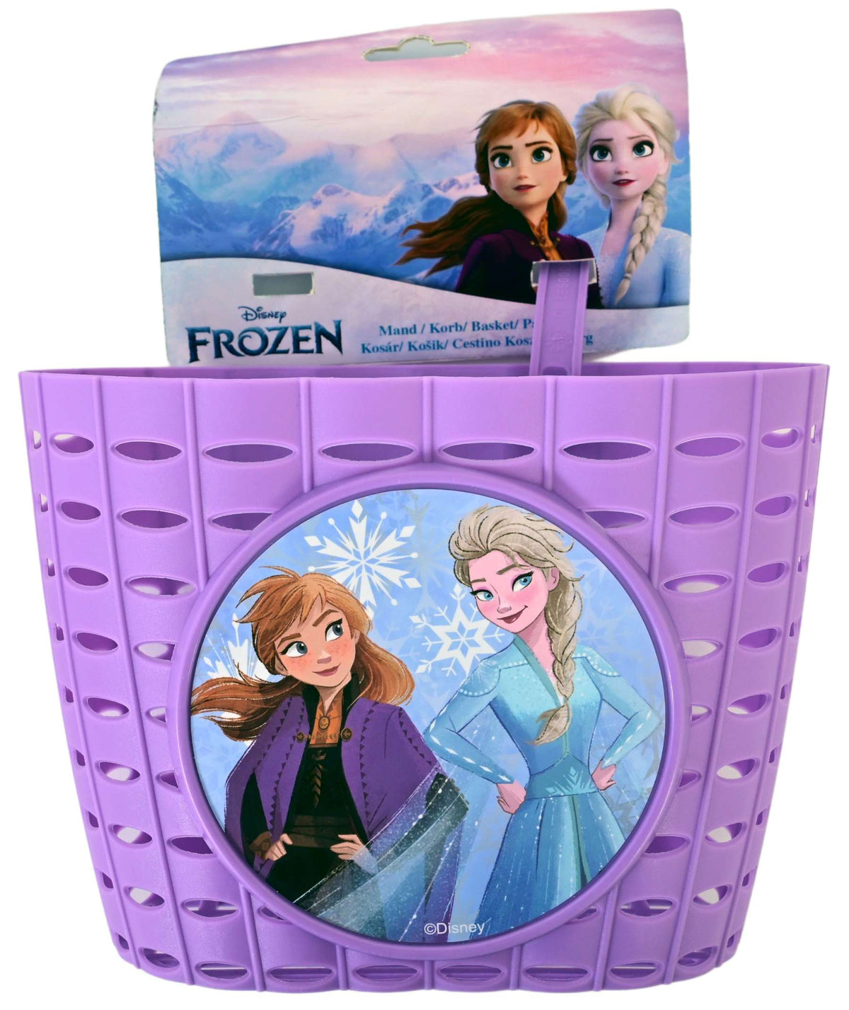 Disney Frozen Plastic Mandje - Meisjes - Paars