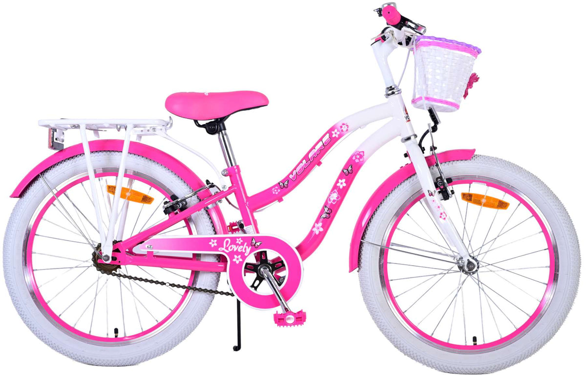 Volare Lovely Kinderfiets - Meisjes - 20 inch - Roze - Twee handremmen