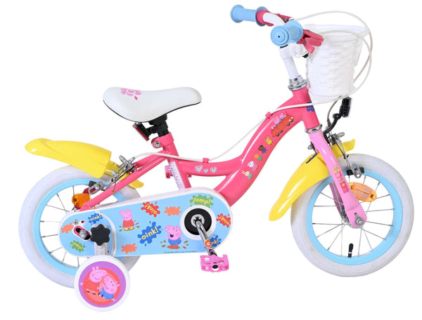 Peppa Pig Kinderfiets - Meisjes - 12 inch - Roze - Twee handremmen