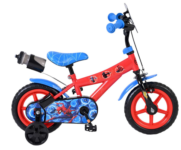 Spider-Man Kinderfiets - Jongens - Mag Wheels - 12 inch - Rood OUTLET