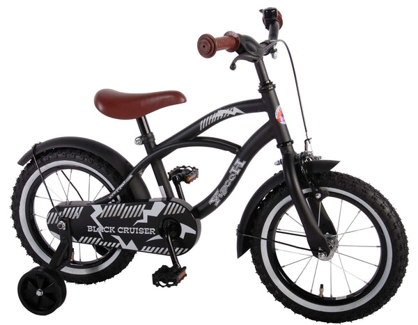 Volare Black Cruiser 14 inch jongensfiets OUTLET