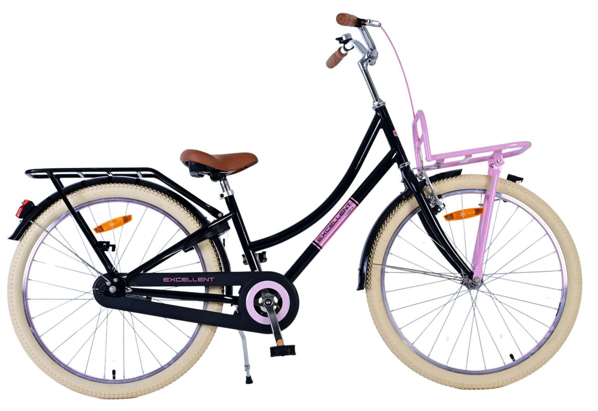 Volare Excellent Kinderfiets - Meisjes - 24 inch - Zwart
