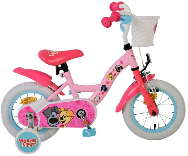 Woezel & Pip Kinderfiets - Meisjes - 12 inch - Roze