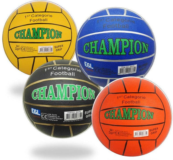 Straatvoetbal Champion - Rubber - maat 5 - 380-420 gram - Verschillende Kleuren - Assorti