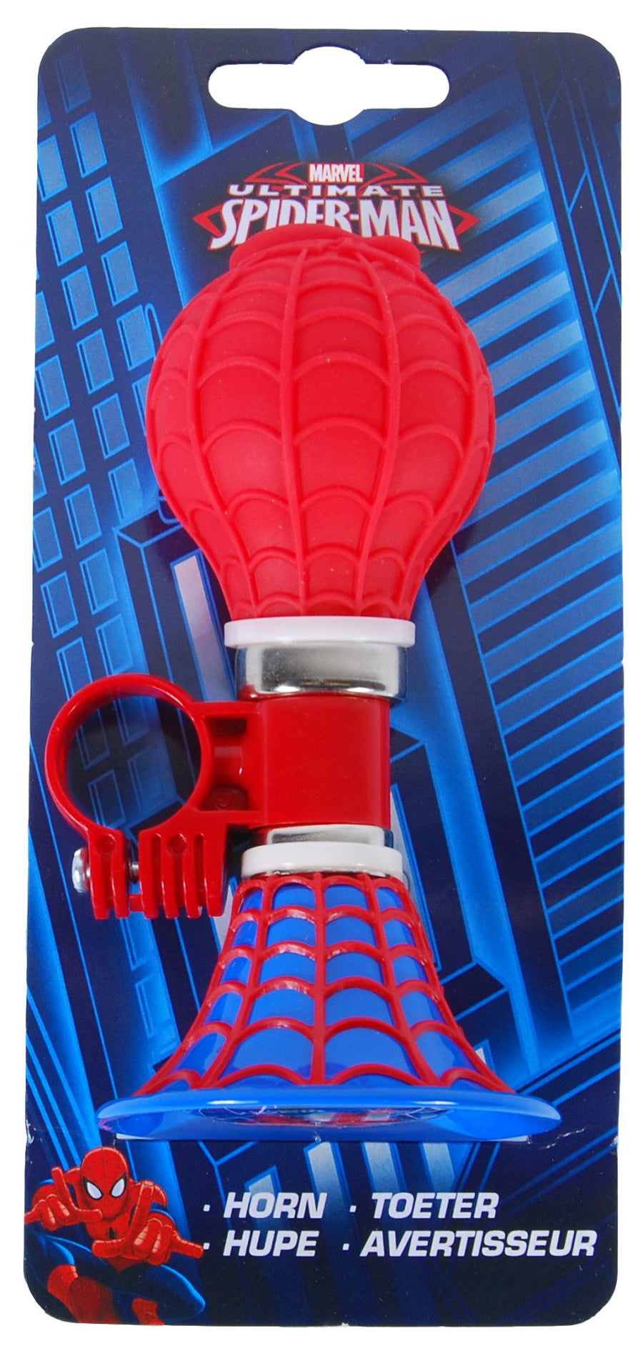 Spider-Man Fietstoeter - Jongens - Rood Blauw