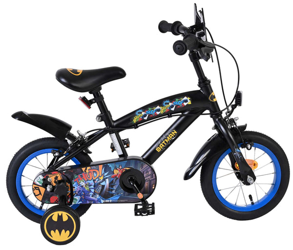 Batman Kinderfiets - Jongens - 12 inch - Zwart - Twee handremmen