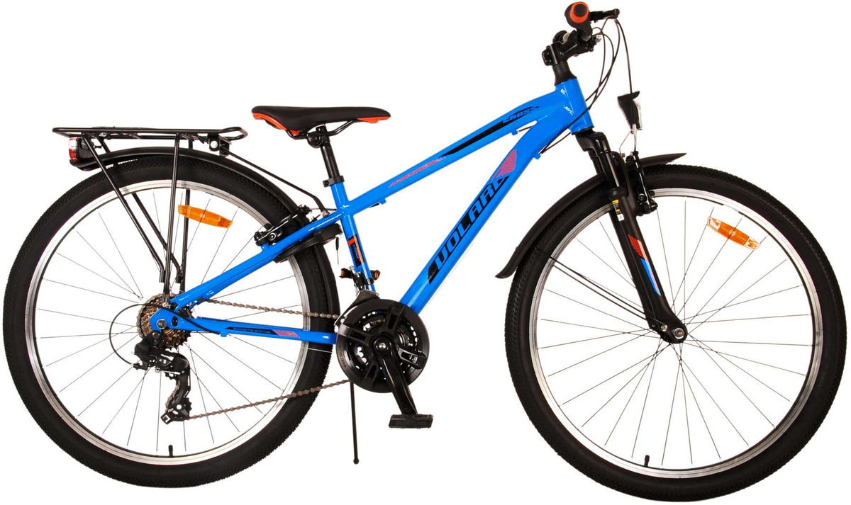 Volare Cross Kinderfiets - Jongens - 26 inch - Blauw - 21 versnellingen - Twee handremmen