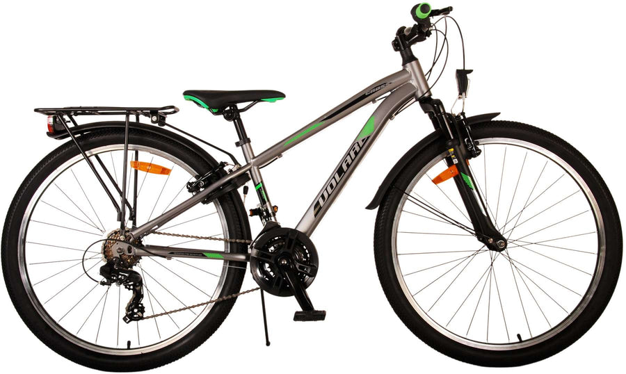 Volare Cross Kinderfiets - Jongens - 26 inch - Grijs - 21 versnellingen - Twee handremmen