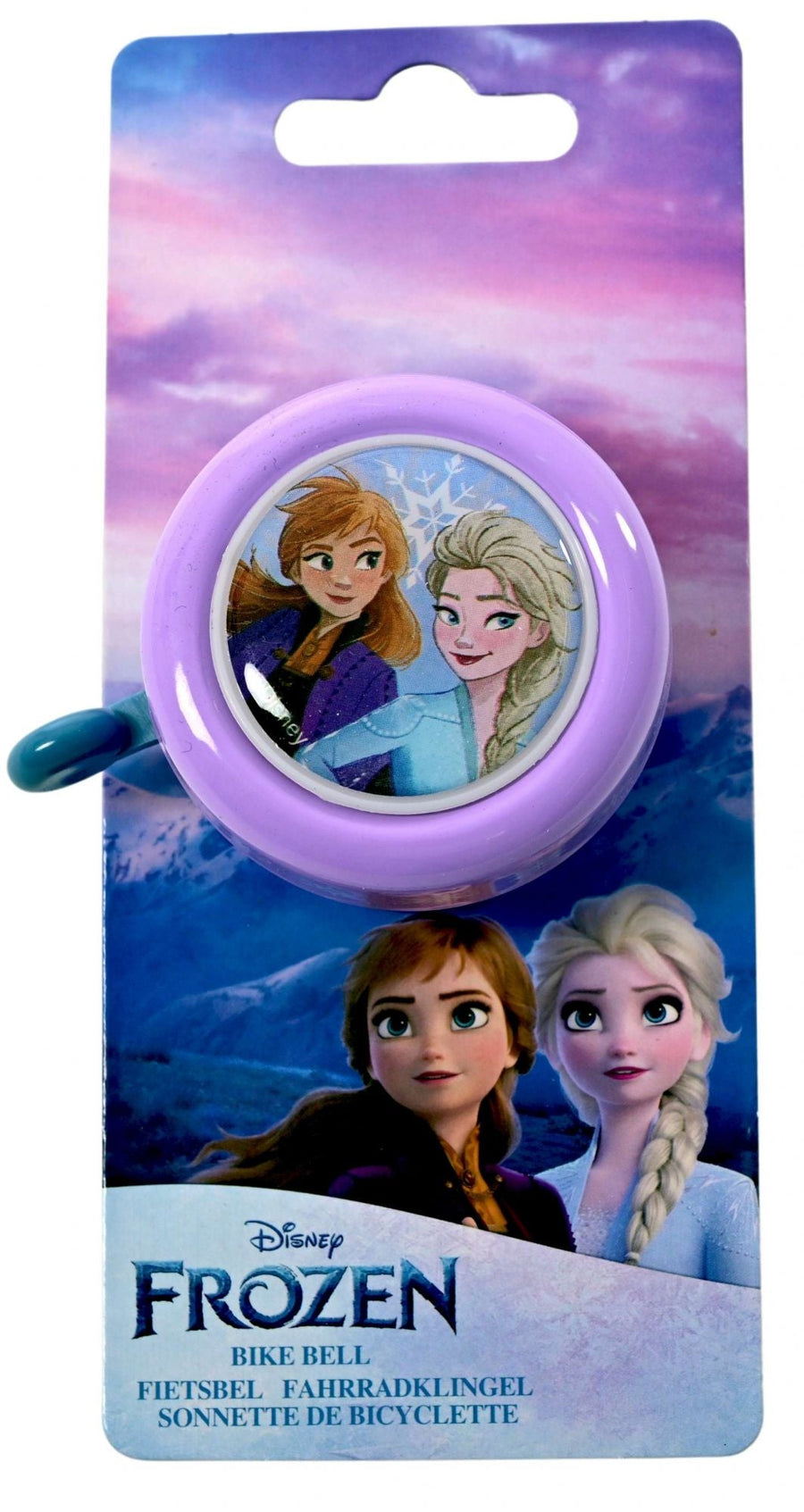 Disney Frozen 2 Fietsbel - Meisjes - Blauw Paars