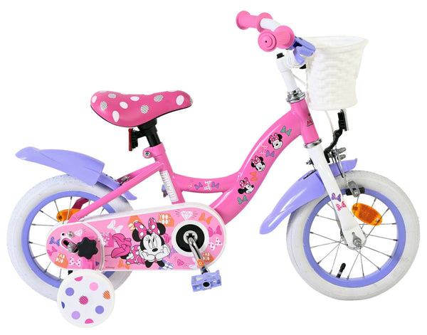 Minnie Cutest Ever! Kinderfiets - Meisjes - 12 inch - Roze OUTLET