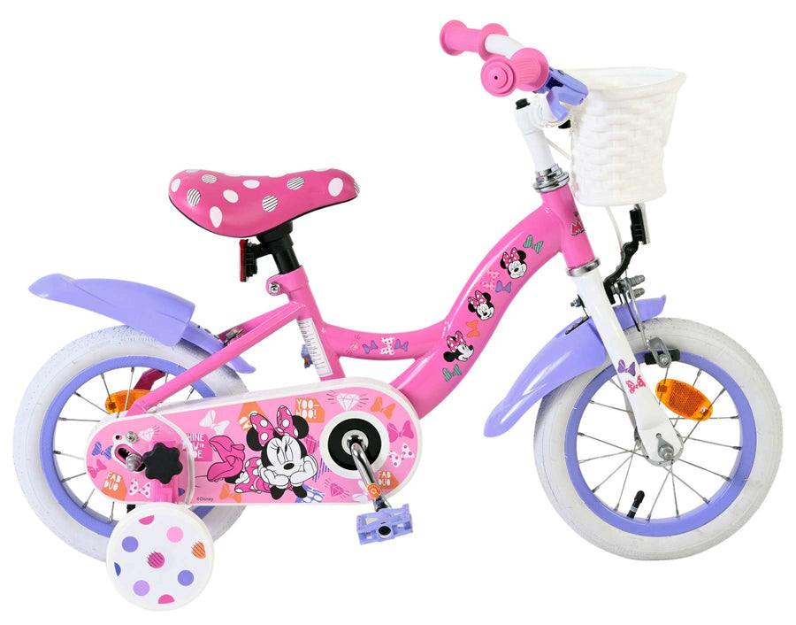 Minnie Cutest Ever! Kinderfiets - Meisjes - 12 inch - Roze OUTLET