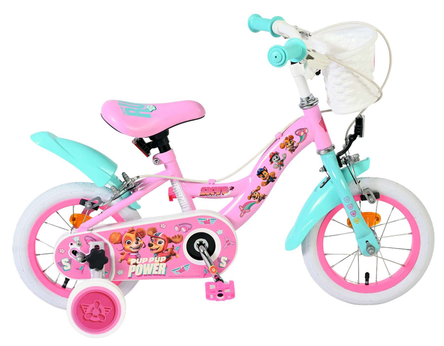 Paw Patrol Kinderfiets - Meisjes - 12 inch - Roze - Twee handremmen