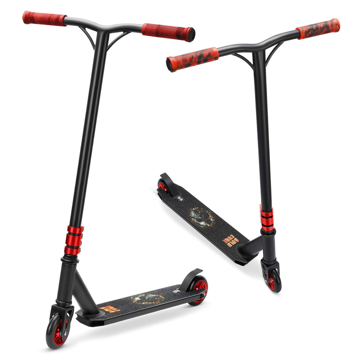 BOLDCUBE Deluxe Stuntstep - Zwart