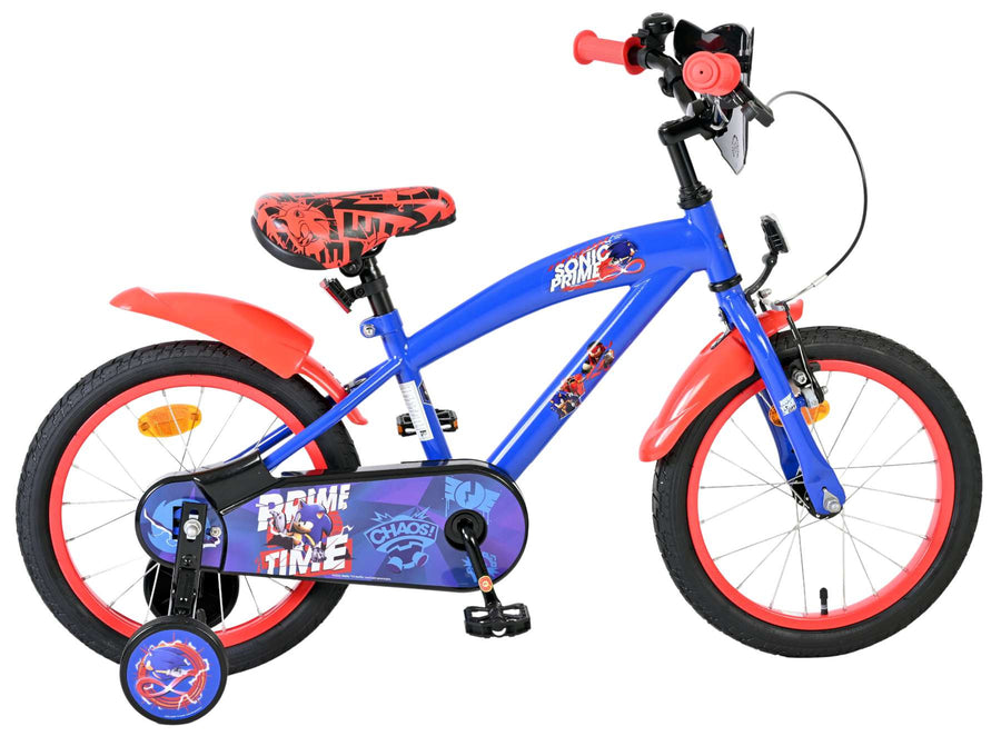 Sonic Kinderfiets - Jongens - 16 inch - Blauw OUTLET