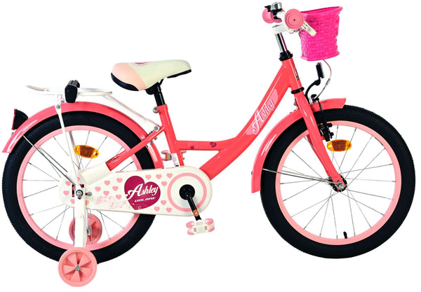 Volare Ashley Kinderfiets - Meisjes - 18 inch - Roze/Rood
