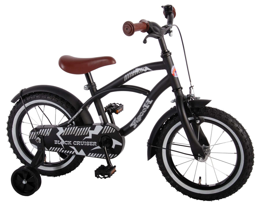 Volare Black Cruiser 14 inch jongensfiets OUTLET