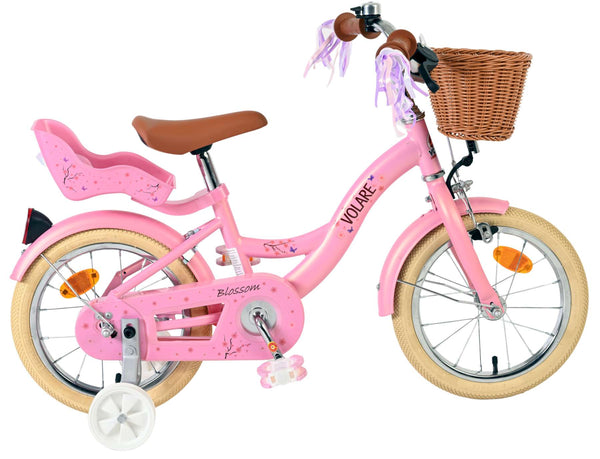 Volare Blossom Kinderfiets - Meisjes - 14 inch - Roze