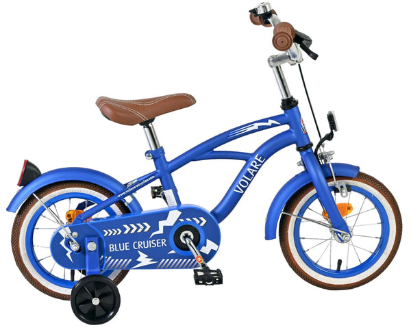 Volare Blue Cruiser Kinderfiets - Jongens - 12 inch - Blauw - 85% afgemonteerd