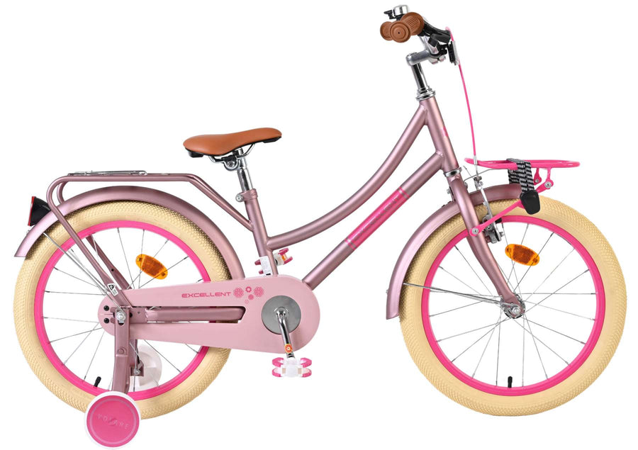 Volare Excellent Kinderfiets - Meisjes - 18 inch - Mat Roze
