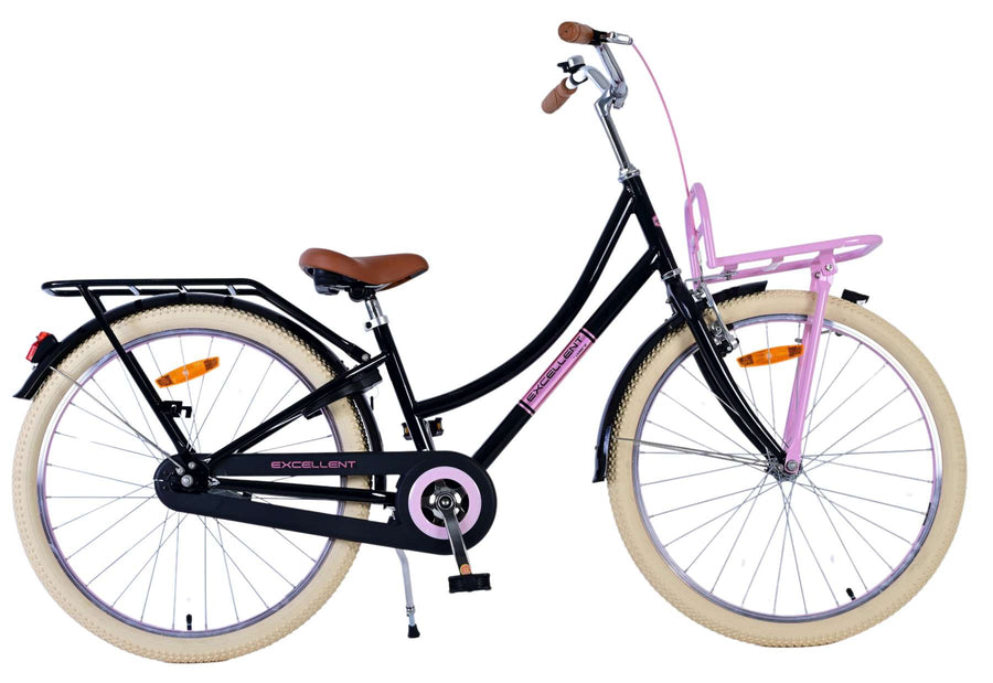 Volare Excellent Kinderfiets - Meisjes - 24 inch - Zwart