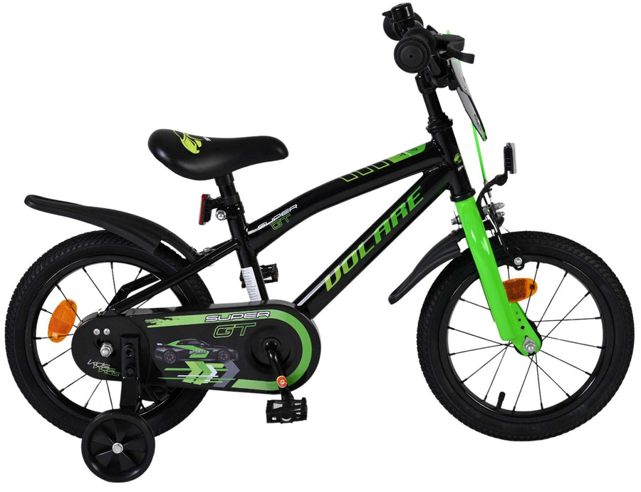 Volare Super GT Kinderfiets - Jongens - 14 inch - Groen