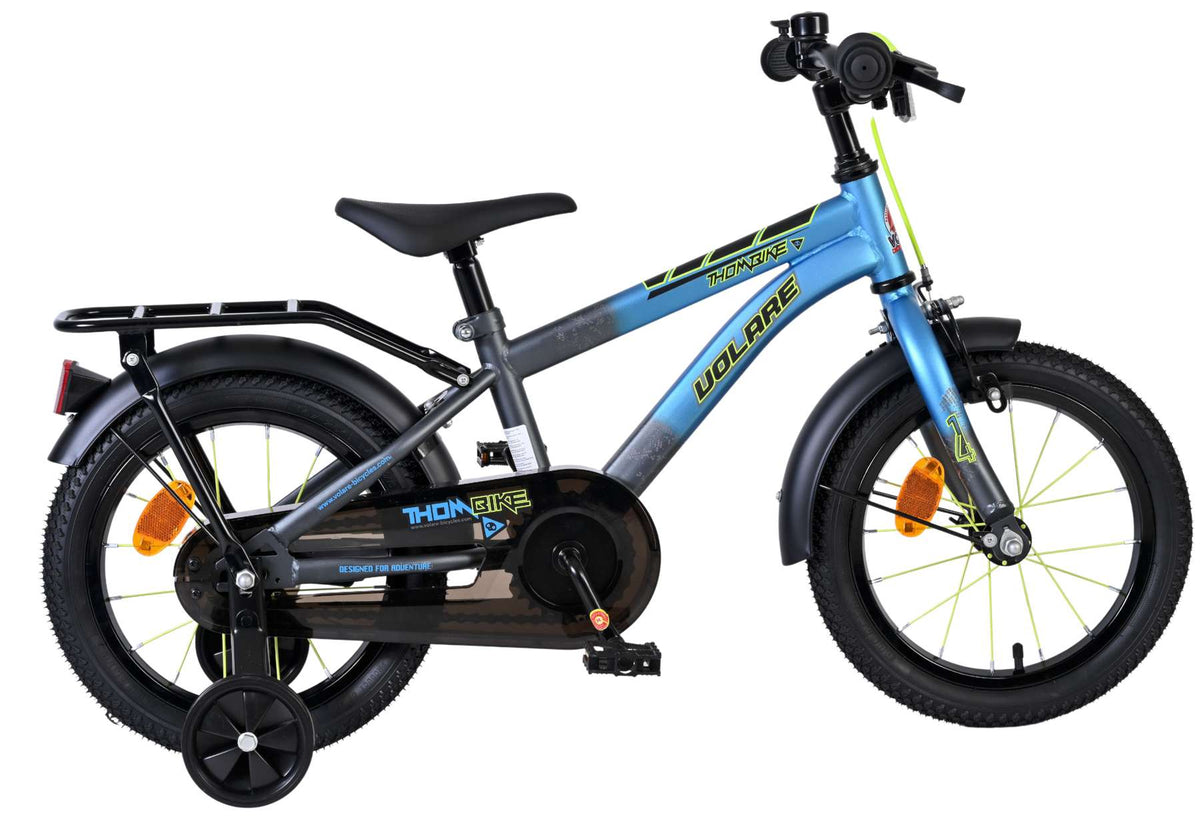 Volare Thombike Kinderfiets - Jongens - 14 inch - Blauw/Grijs