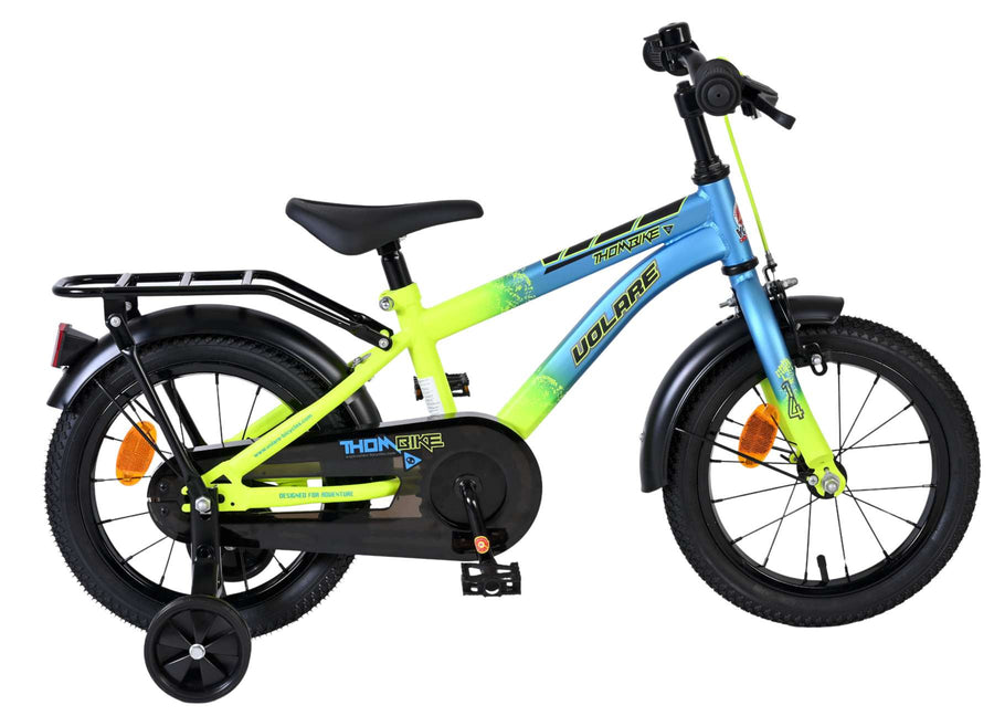 Volare Thombike Kinderfiets - Jongens - 14 inch - Blauw/Geel