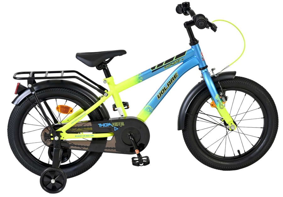 Volare Thombike Kinderfiets - Jongens - 16 inch - Blauw Geel OUTLET
