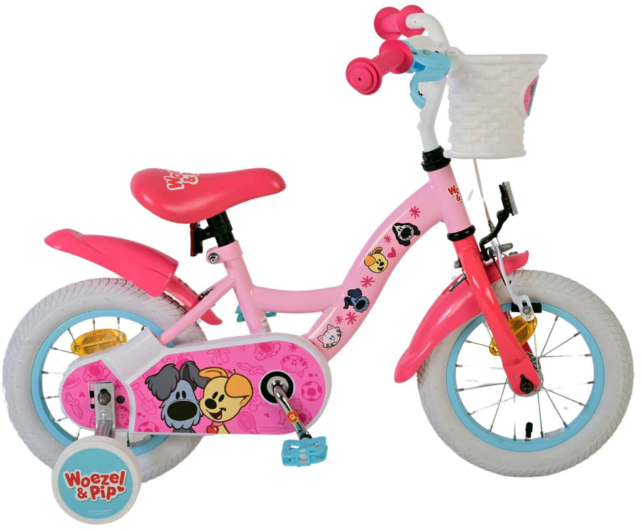 Woezel & Pip Kinderfiets - Meisjes - 12 inch - Roze
